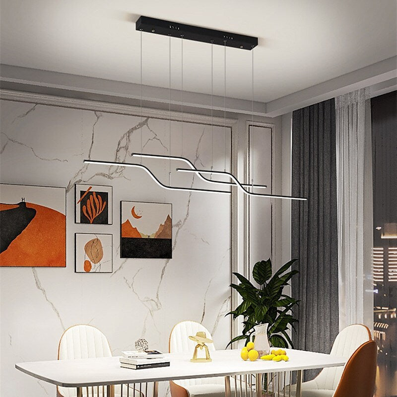 Arisha Lampada a Sospensione Moderno Metallo Nero/Oro Ristorante