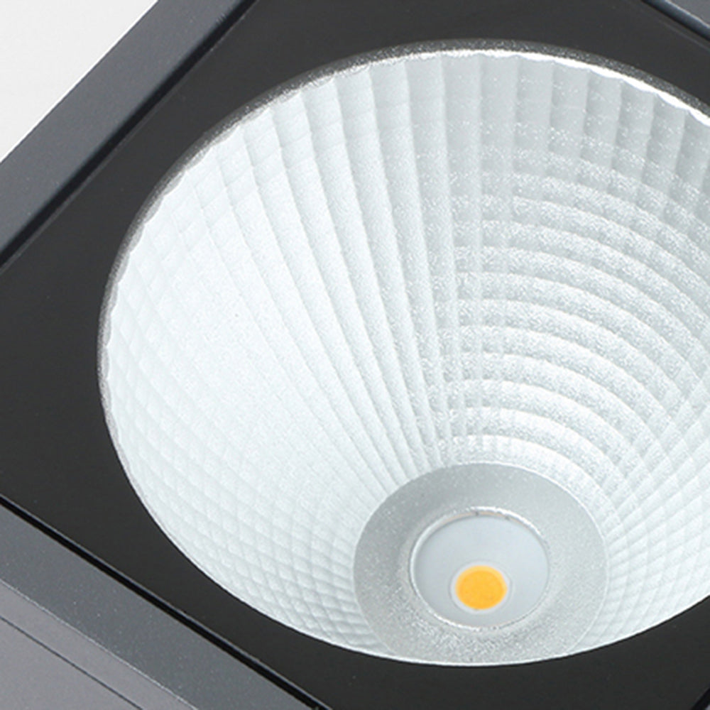 Ray Moderno Cube Metallo Vetro Plafoniere Corridoio