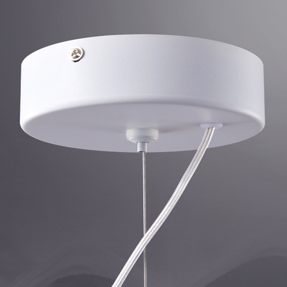 Arisha Lampade a Sospensione Strisce Plissettate Sala da Pranzo Moderna