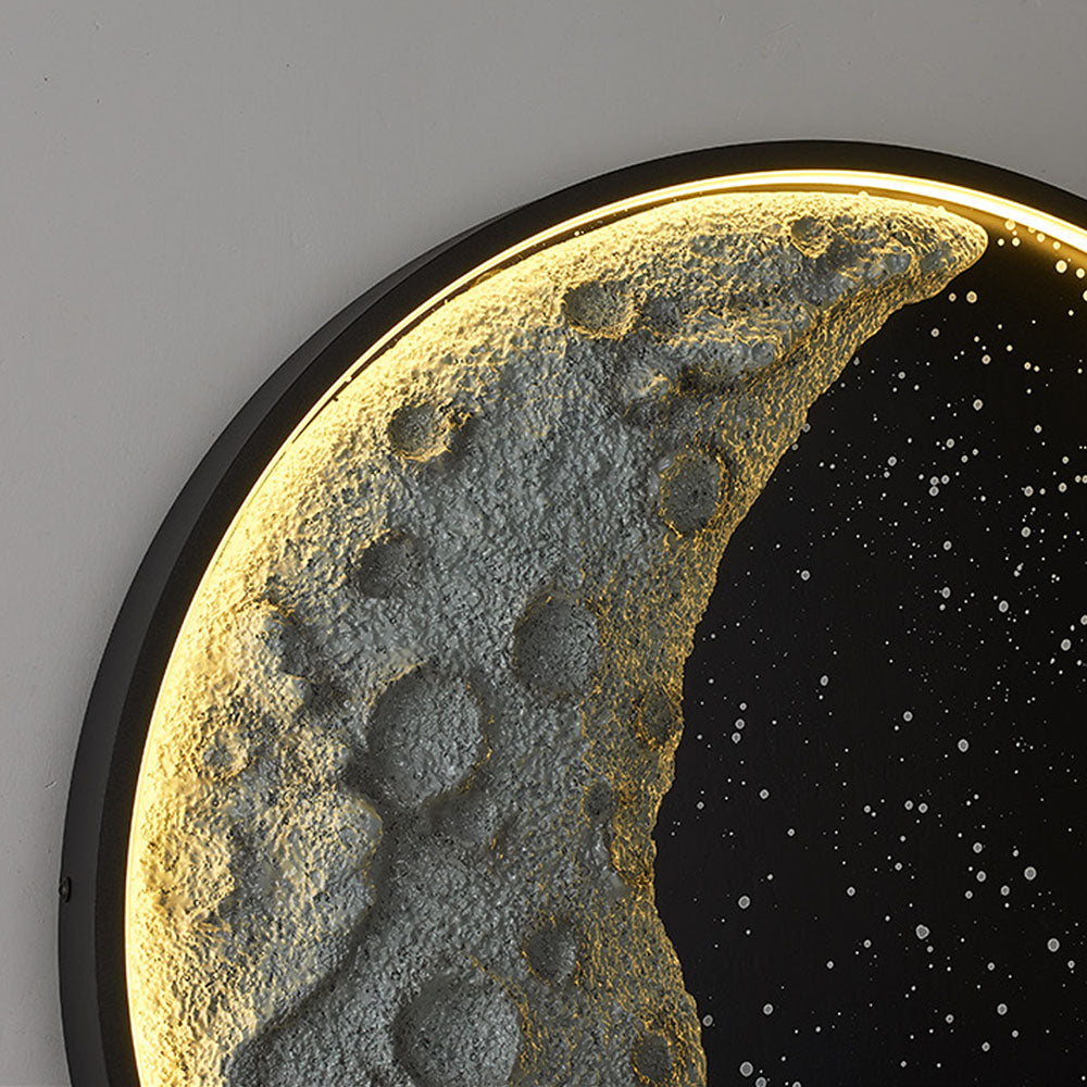 Aria Moderno Astronauta Luna Metallo Applique Camera da Letto