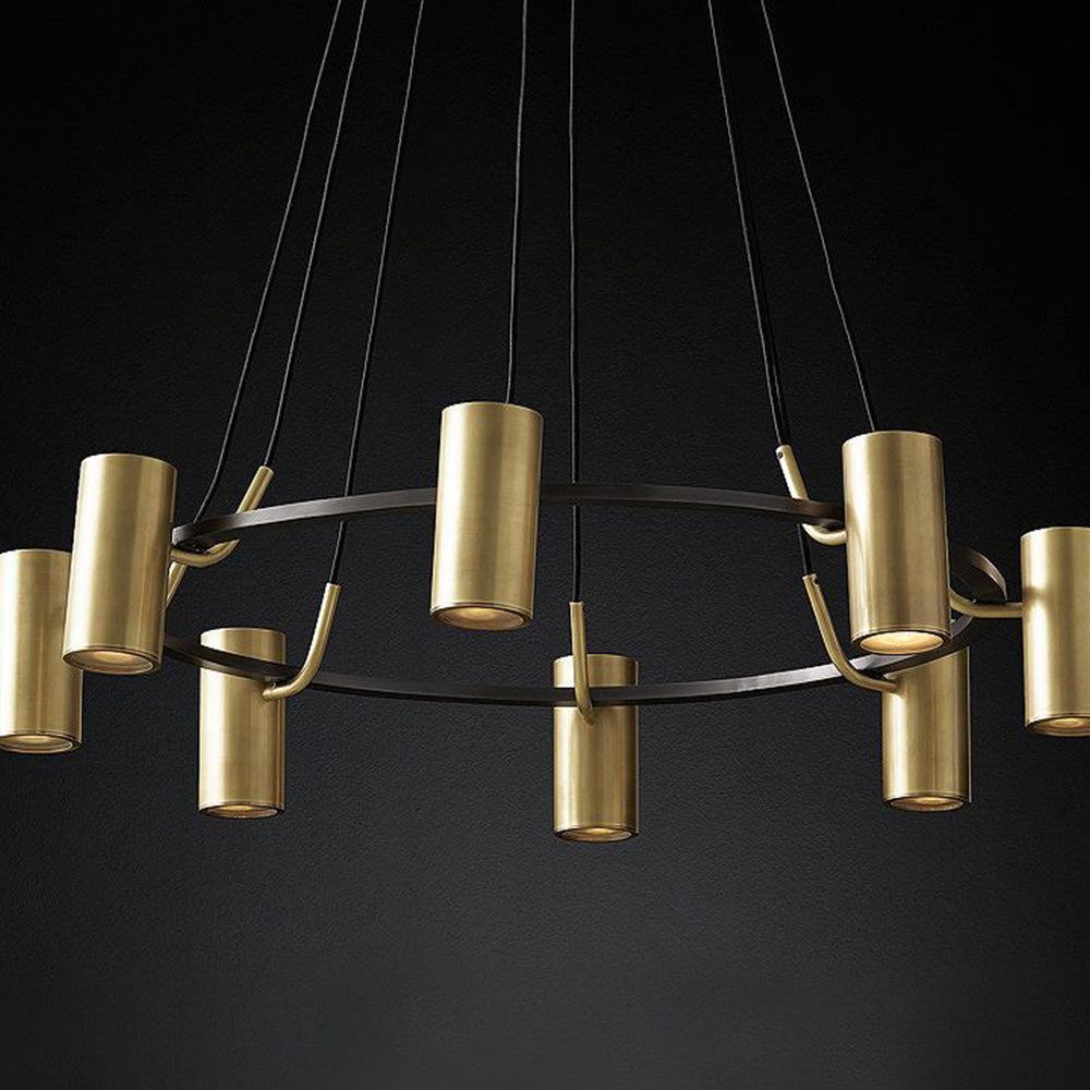 Arisha Design LED Lampade a Sospensione Oro Metallo Camera da Letto