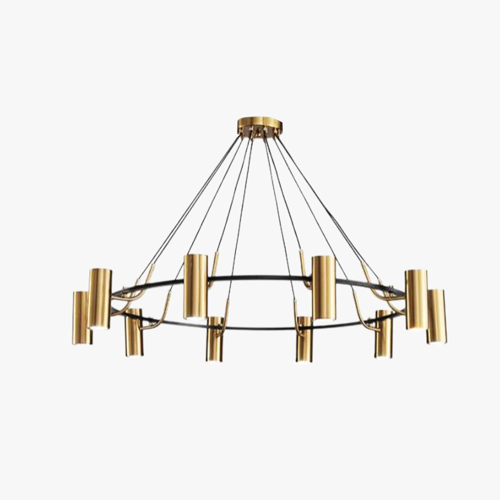 Arisha Design LED Lampade a Sospensione Oro Metallo Camera da Letto