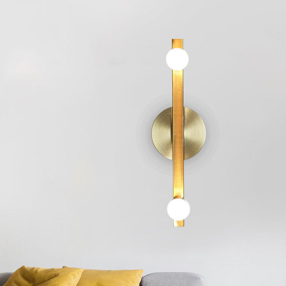 Avi Moderno LED Lineare Applique Rotondo Metallo Oro Soggiorno/Camera da Letto/Sala Studio