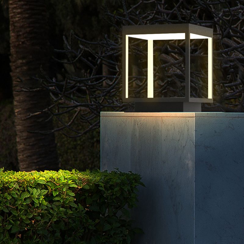 Lampada da Esterno LED Moderna Rettangolare Metallo Ray