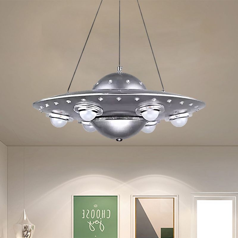 Silva Moderno UFO Metallo Lampada a Sospensione Bambini