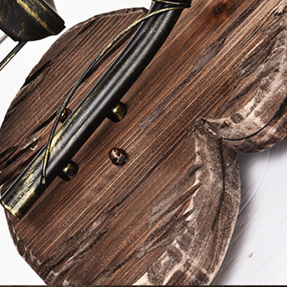 Epoch Industriale LED Cucurbitacea Applique Legno/Metallo Soggiorno/Camera da Letto