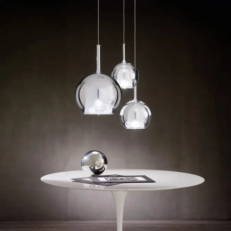 Valentina Moderno Sfera LED Lampade a Sospensione Vetro
