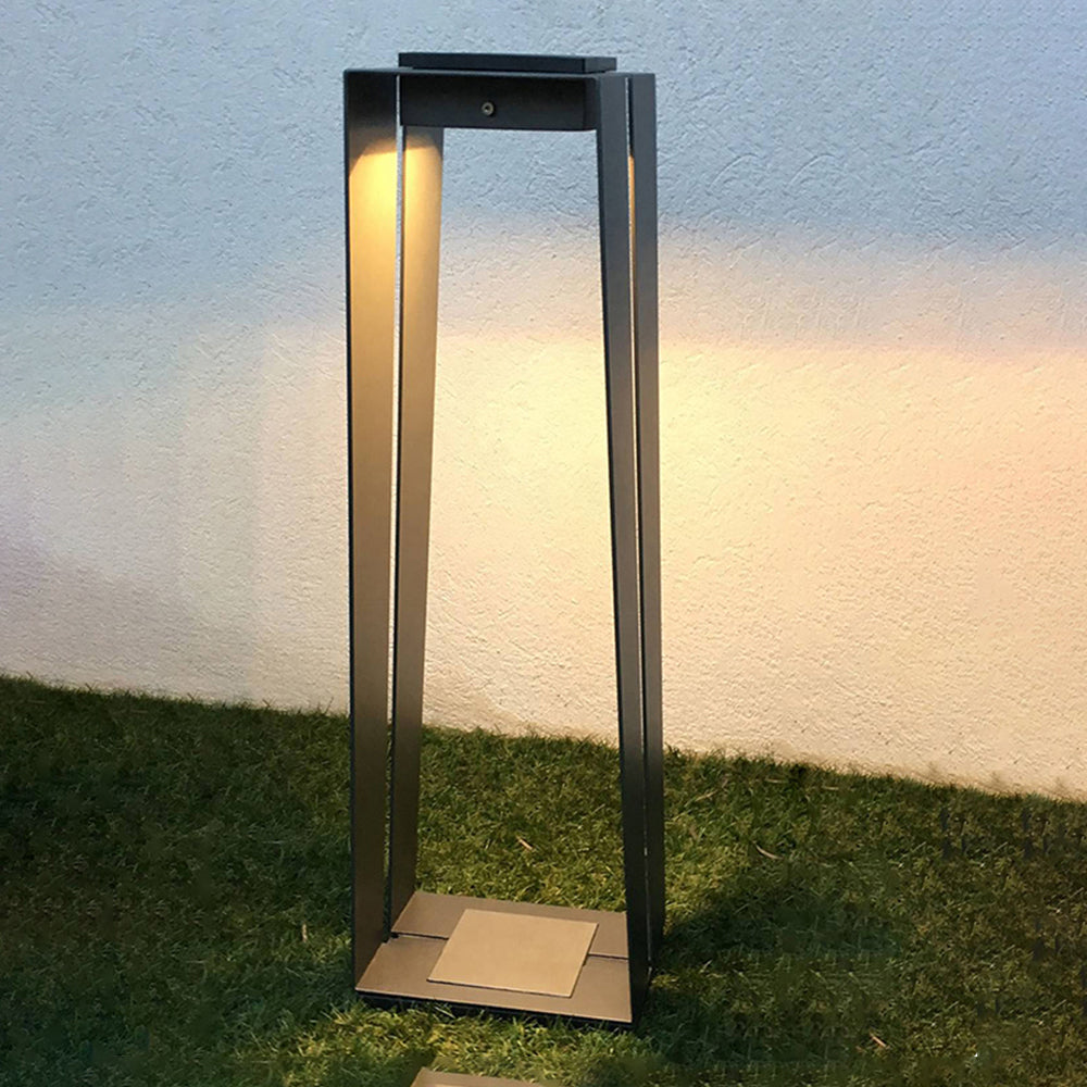 Ray Minimalista LED Cuboid Solare/Ricaricabile Lampade da Terra Esterno