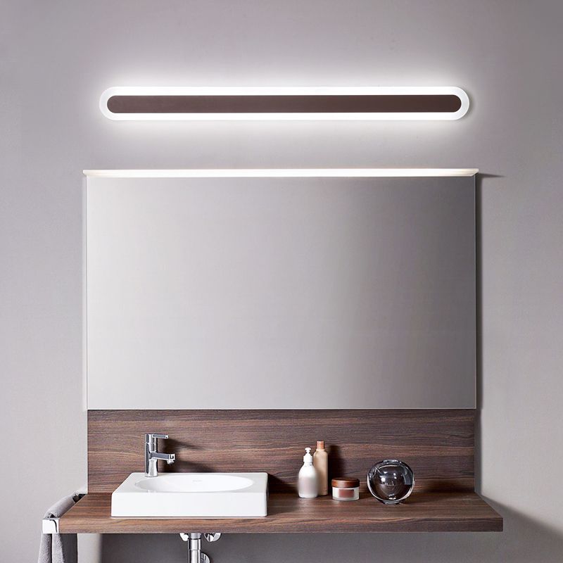Arisha Rotondo Lampade da Specchi 2 Colori Metallo/Acrilico Soggiorno
