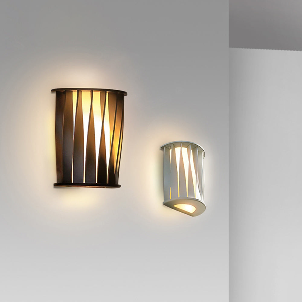 Ray Designer Semi Cilindrico Acrilico Applique da Esterno
