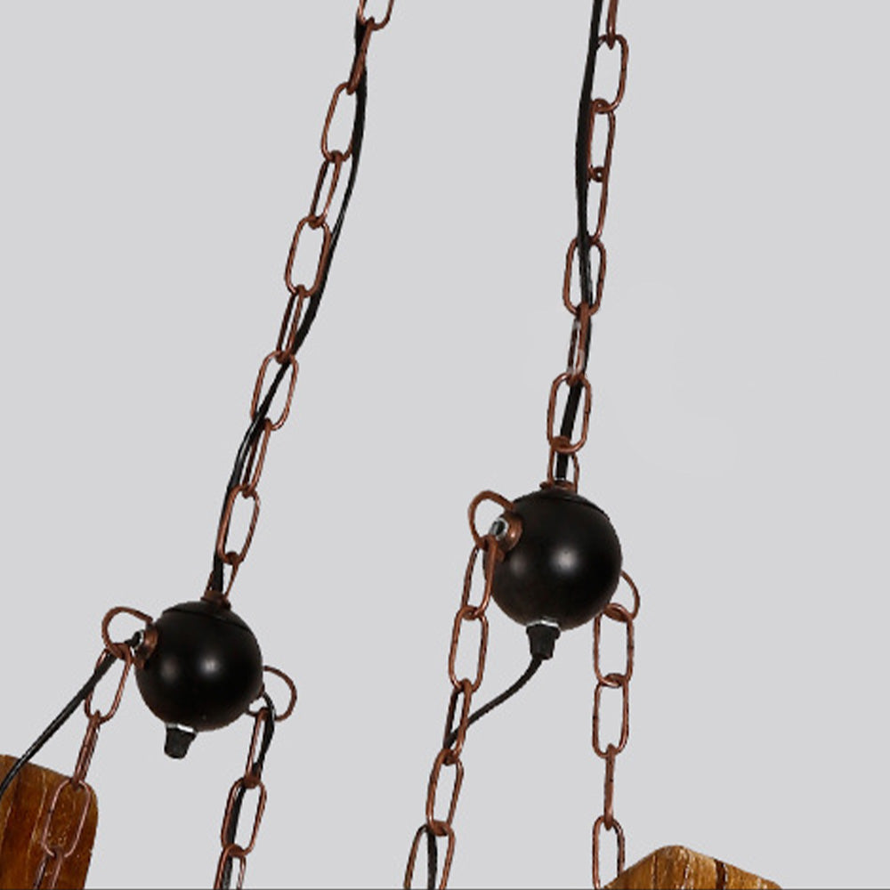 Epoch Lampade a Sospensione Retro Sassofono Metallo/Legno Noce