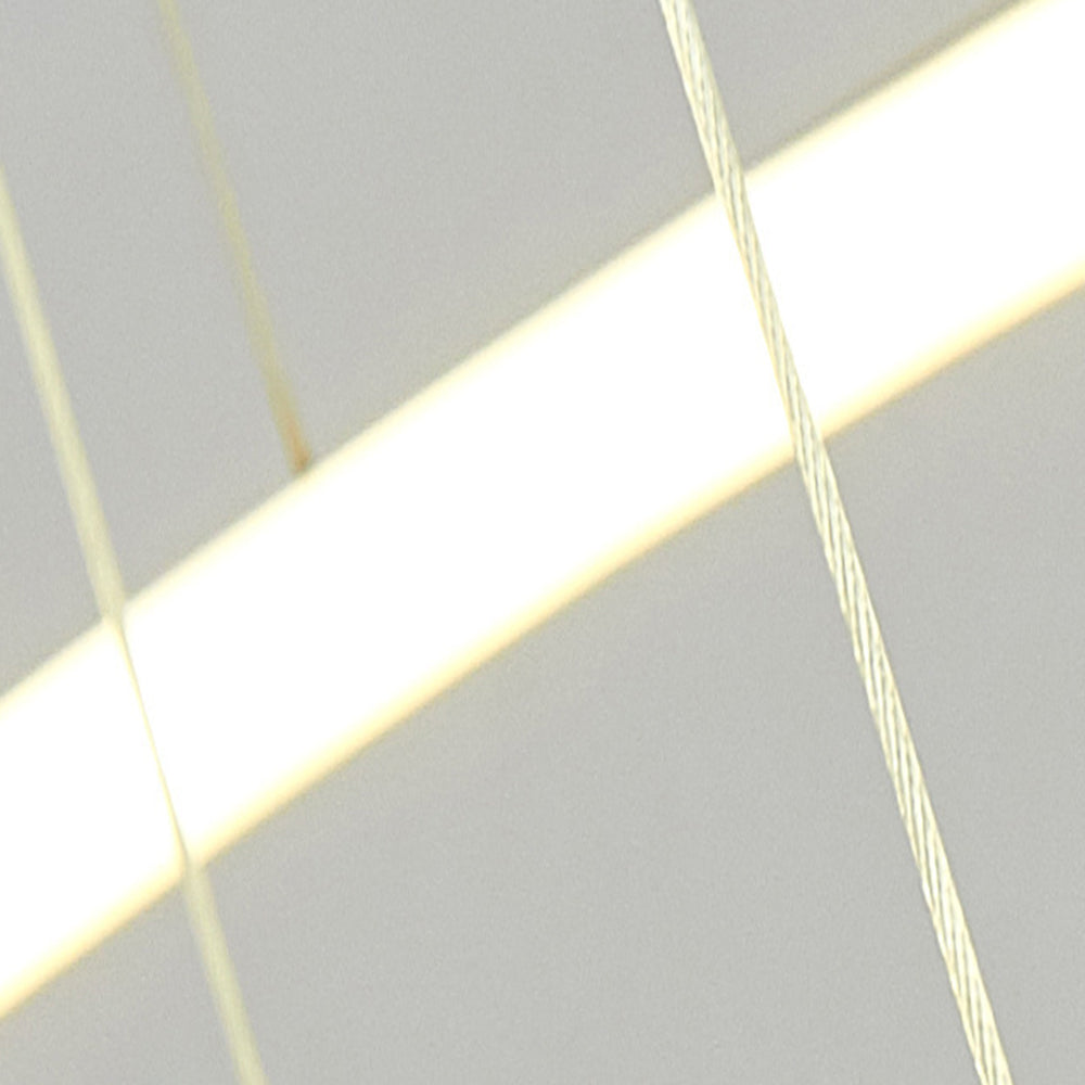 Arisha Minimalista Anello Lampada a Sospensione Metallo Oro