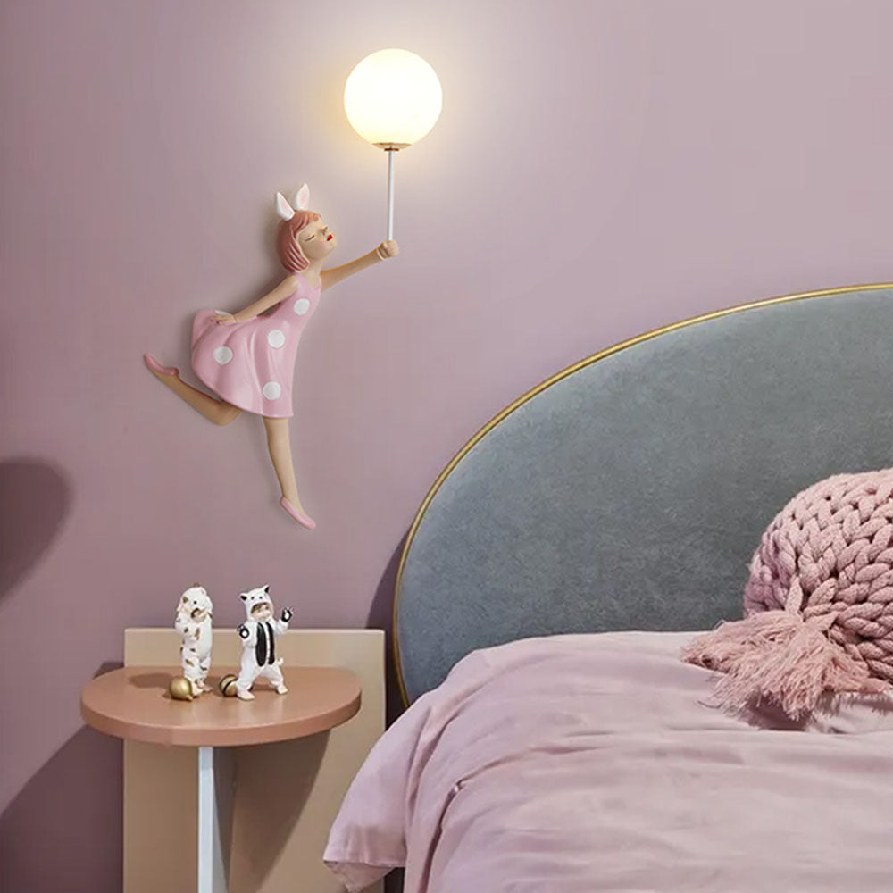 Arisha Arte Design Fate PV Applique Rosa Camere dei Bambini