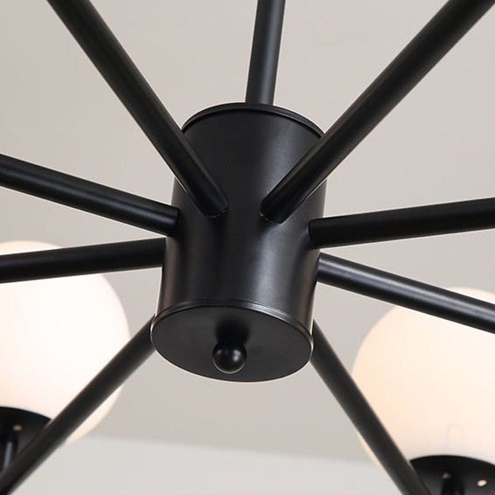 Silva Moderno Globo Bubble Metallo/Vetro Lampade a Sospensione Oro/Nero