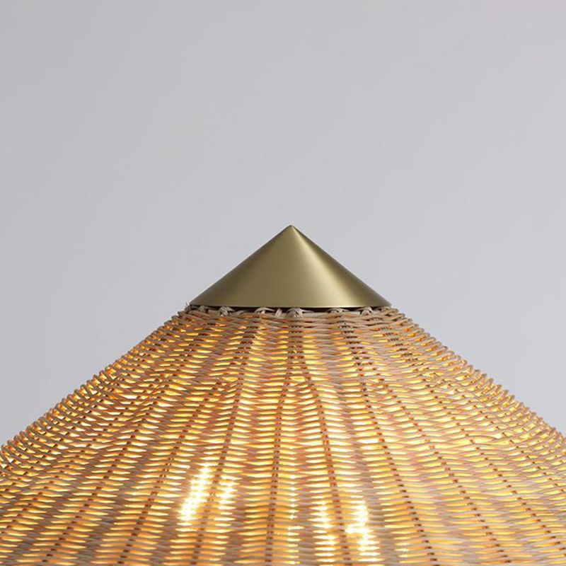 Ritta Moderne LED Lampade da Terra Metallo/Legno Bianco Salotto Semplice