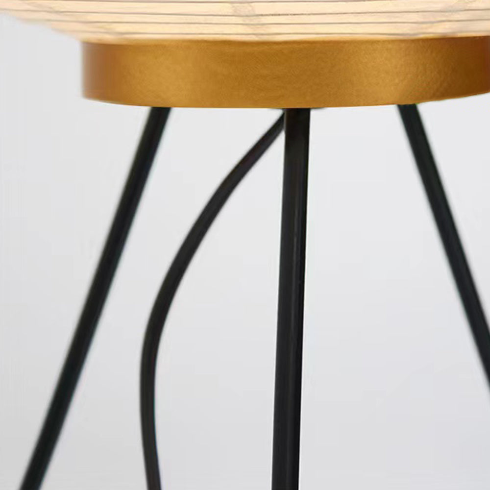Ritta Moderne Minimalista Treppiede Lanterna Carta Lampade da Terra Bianco
