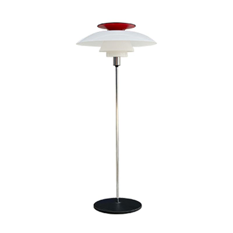 Mira Moderne Disco Volante LED Lampade da Terra Metallo/Acrilico