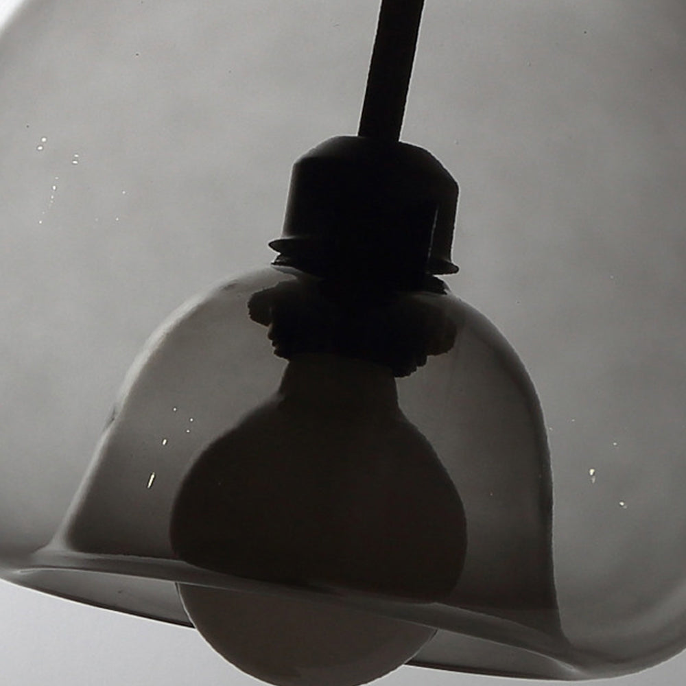 Valentina Moderno LED Globo Vetro Lampade a Sospensione Ambra/Grigio Soggiorno/Camera da Letto