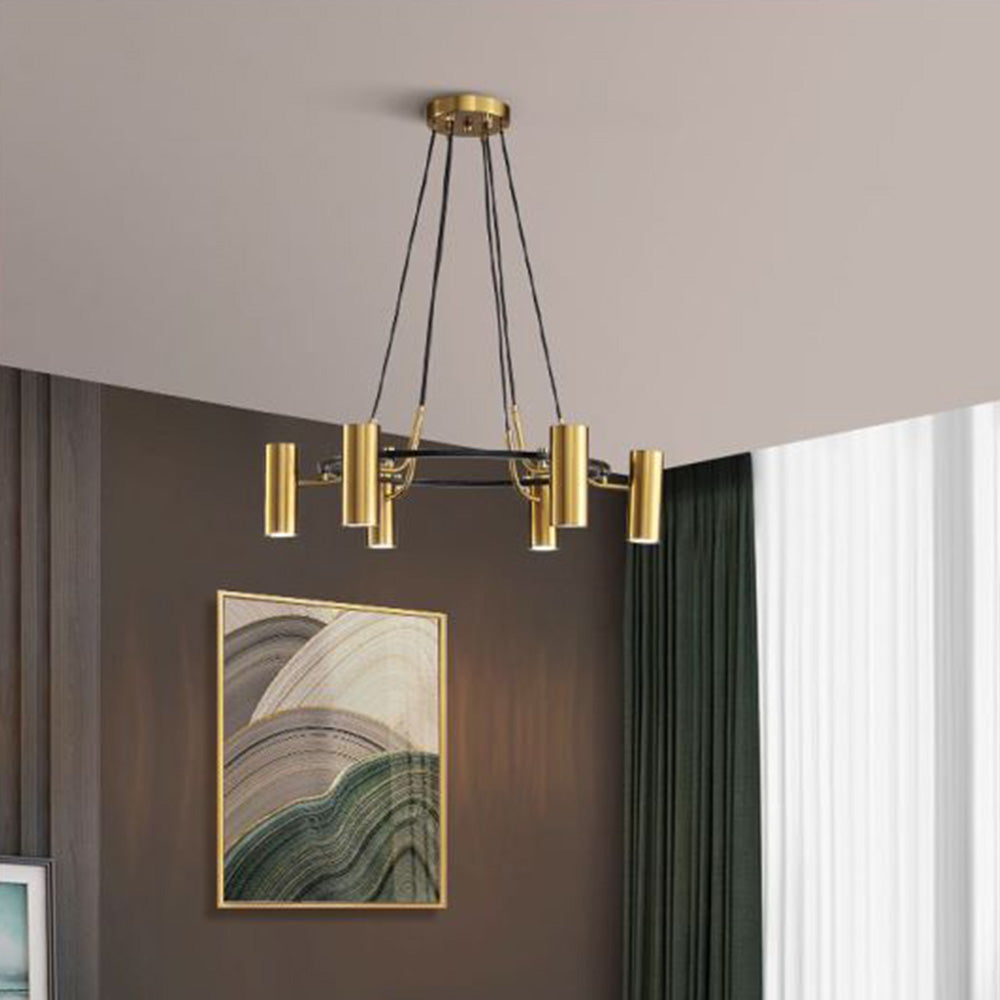 Arisha Design LED Lampade a Sospensione Oro Metallo Camera da Letto