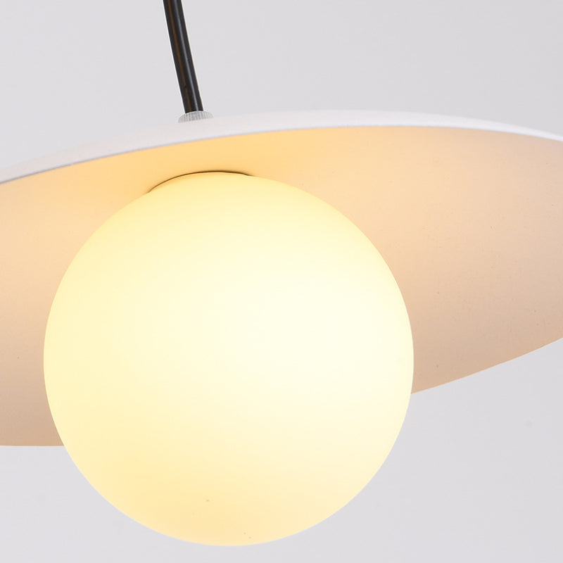 Valentina Moderno Metallo/Vetro LED Sospensione Bianco Camera da letto/Cucina
