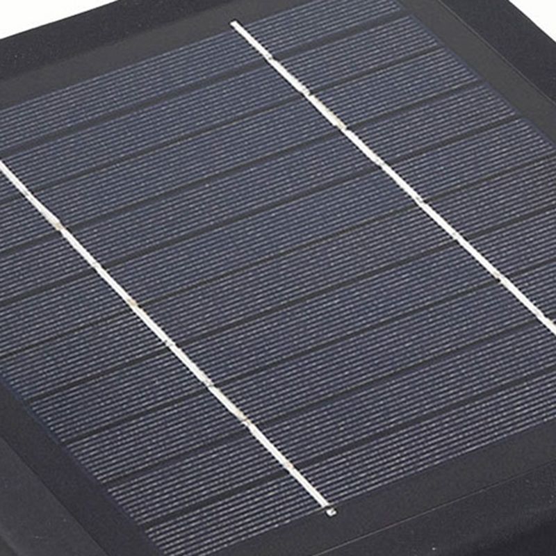 Ray Lampada da Esterno LED Metallo Quadrata Solare Post Moderna
