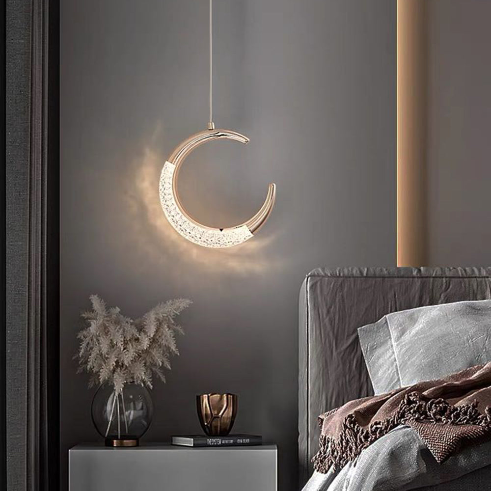 Kristy Creativo Arte LED Lampade a Sospensione Metallo Bianco 4 Stile Soggiorno/Camera da Letto