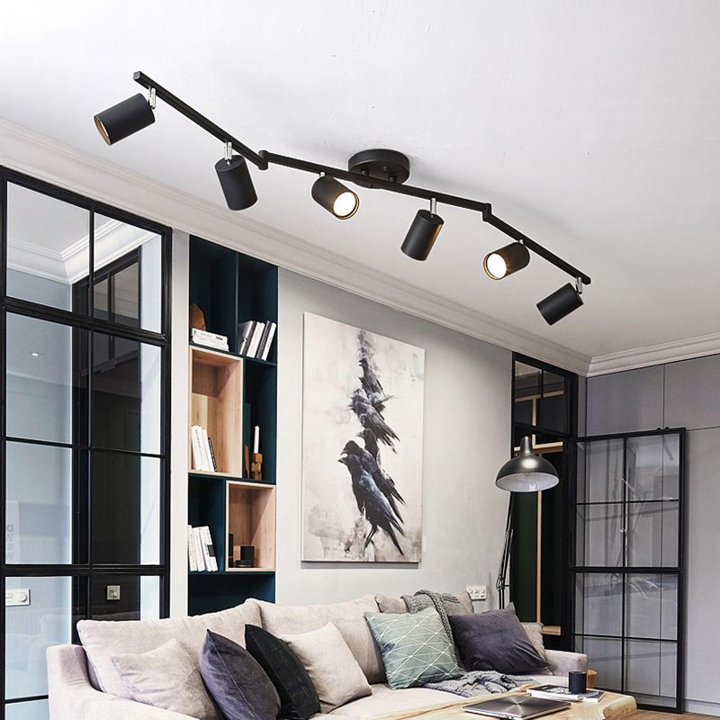 Arisha Moderno Cilindrico LED Semi Plafoniere Soggiorno