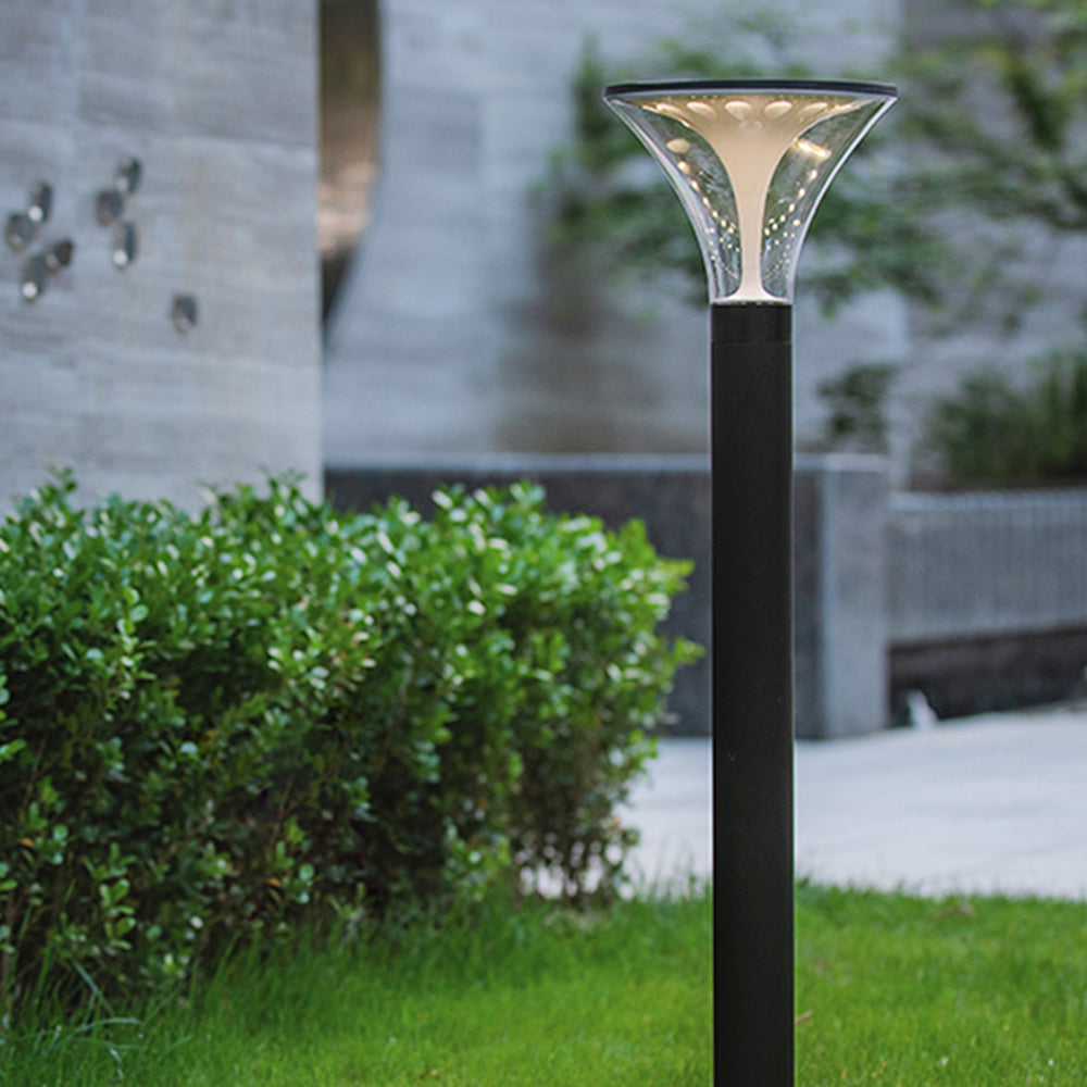 Ray Lampade da Esterno Moderno Metallo Cilindro Nero Giardino