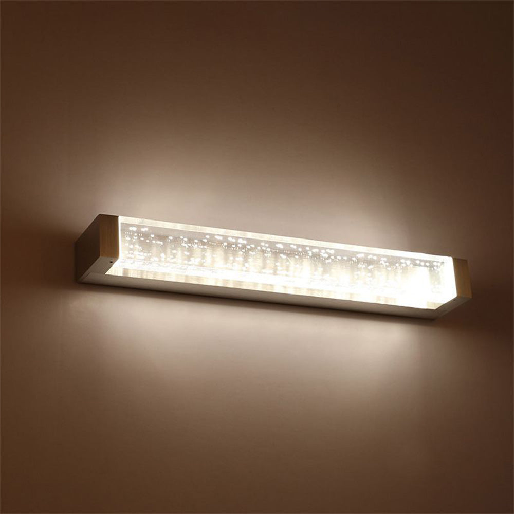 Arisha Moderni LED Applique Rettangolare Trasparente Specchio Anteriore Vanity Bagno