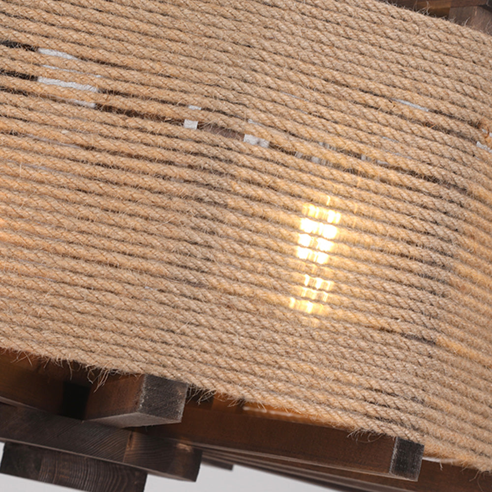 Epoch Retro Design LED Lampade a Sospensione Cilindrico Metallo Legno Sala da Pranzo/Soggiorno/Camera da Letto