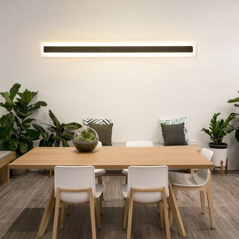 Arisha Moderne Minimalista LED Applique Lineare Metallo/Acrilico Bagno