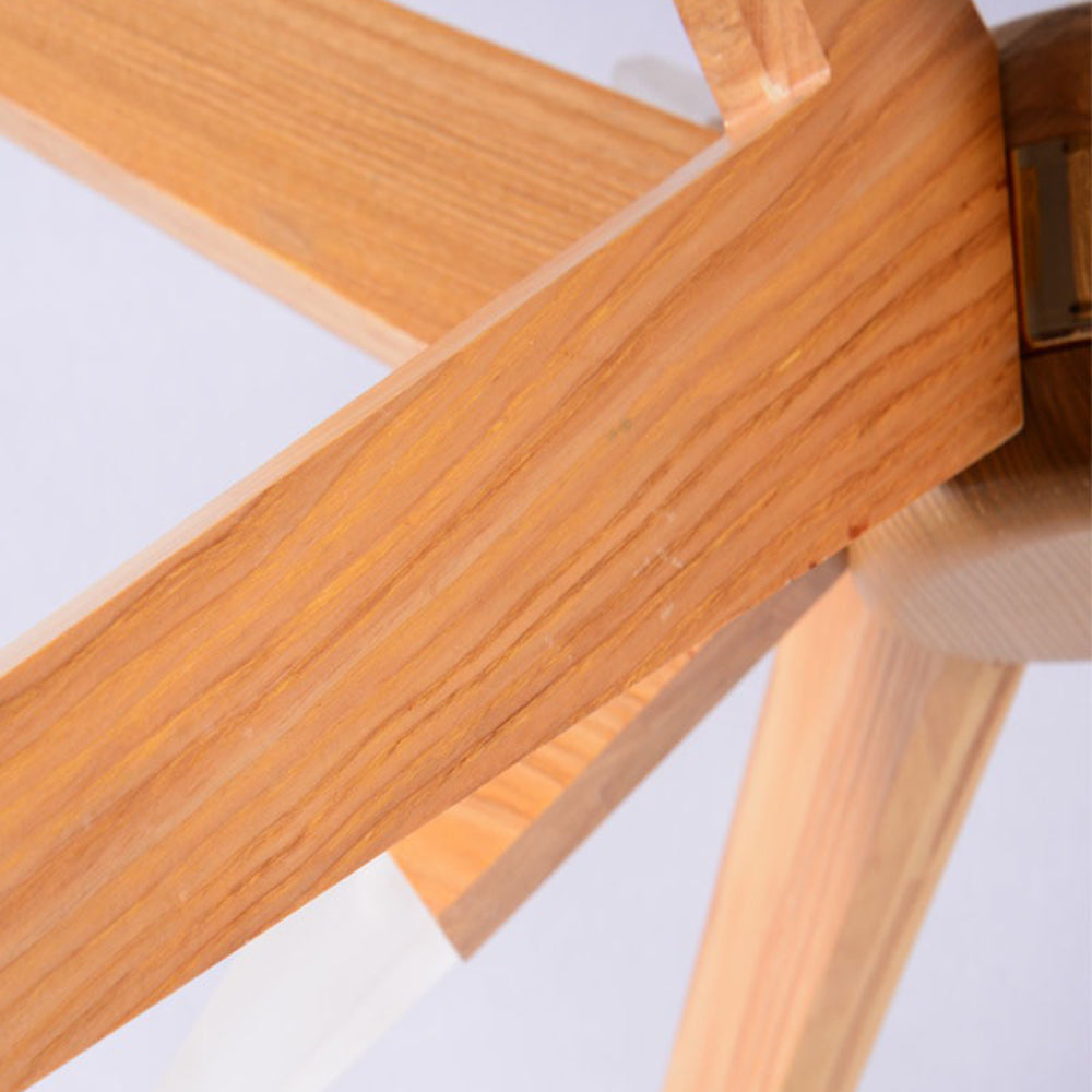 Muto Design LED Lampade a Sospensione Naturale Filiale Legno Fatto a Mano Soggiorno/Camera da Letto