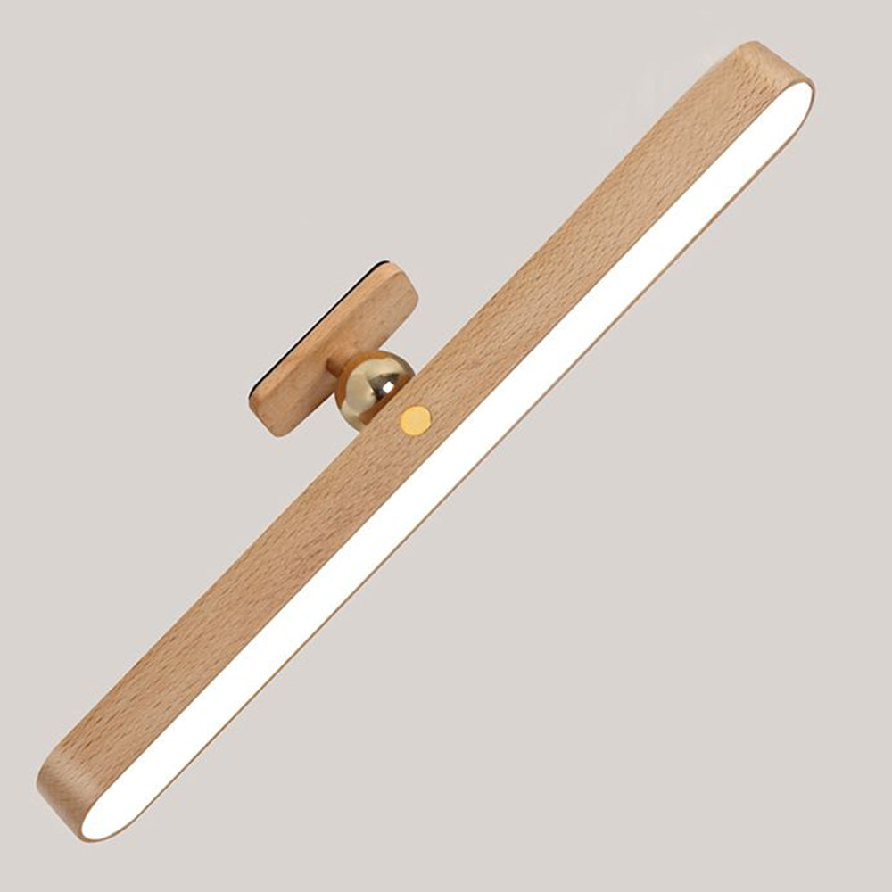 Muto Moderno LED Applique Ovale Legno Acrilico Metallo Soggiorno/Camera da Letto/Sala Studio