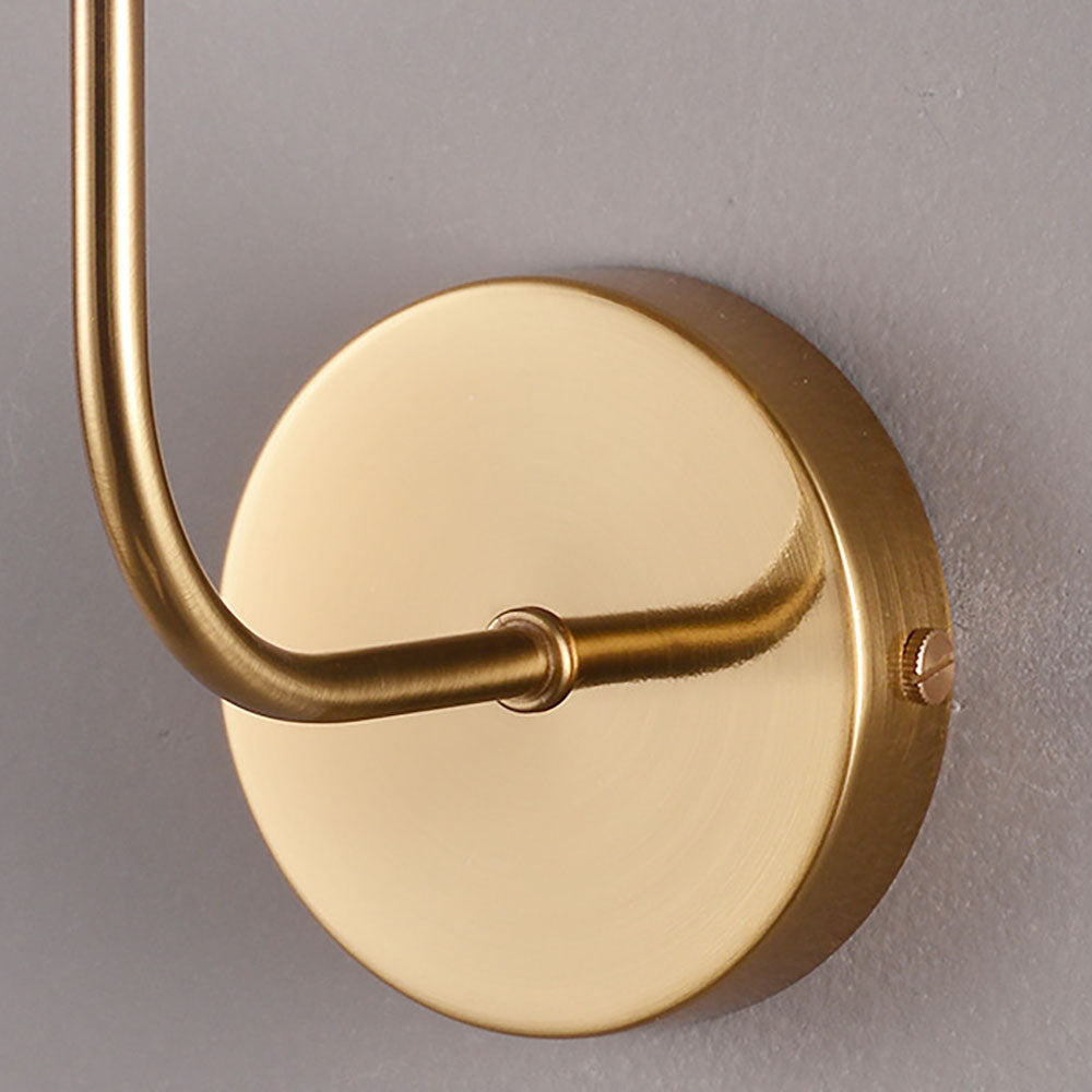 Arisha Nordico Metallo/Vetro Applique Ambra/Blu Camera da letto/Soggiorno/Sala da Pranzo
