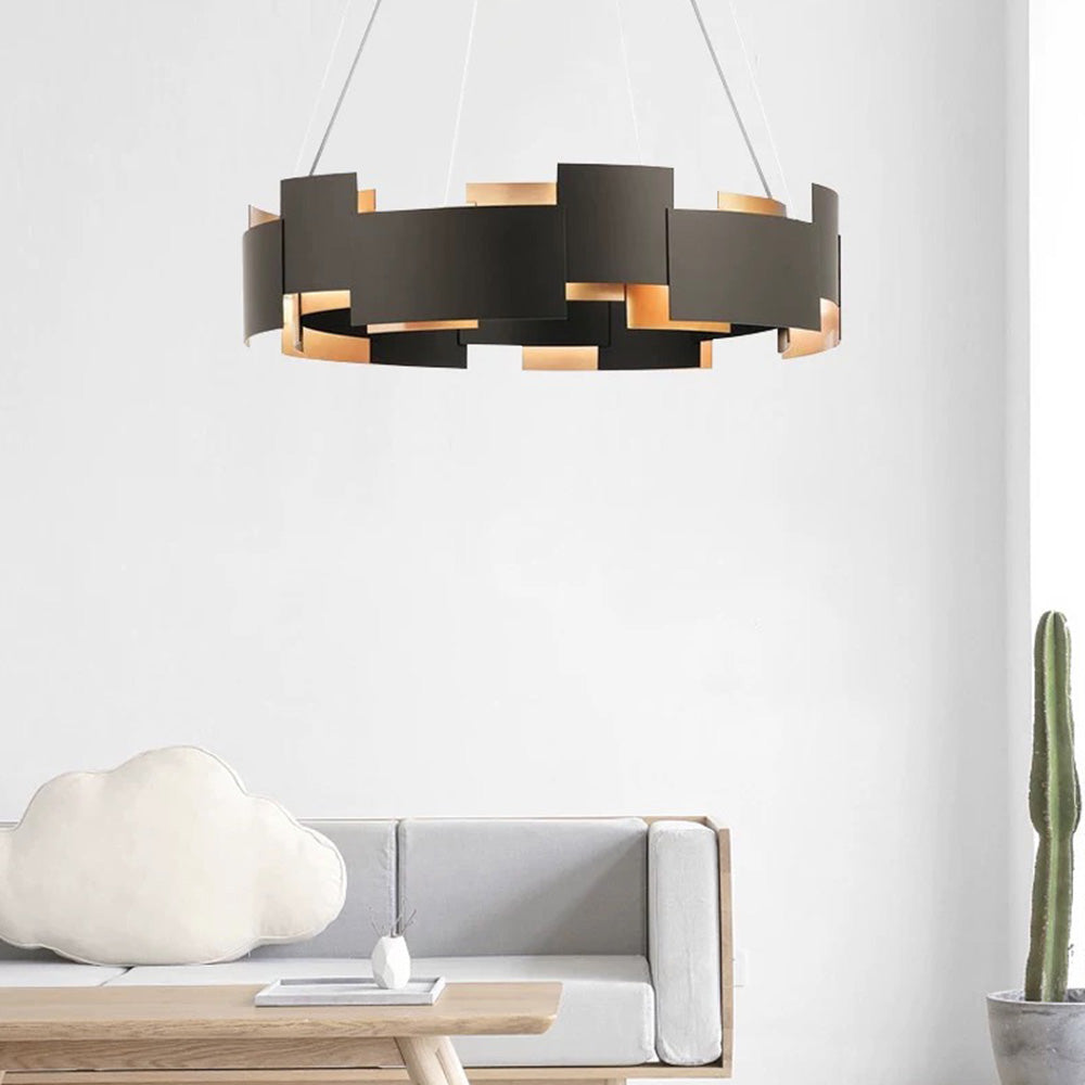Arisha Moderno Anello Metallo Lampade a Sospensione