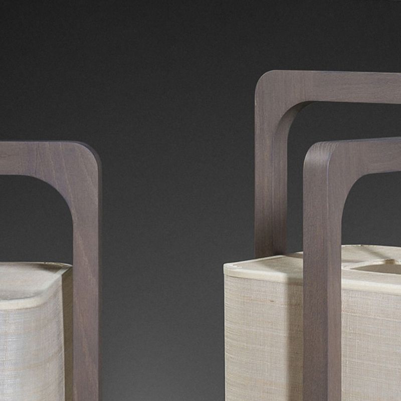Muto Rectangular Lampade da terra,Legno,Camera da letto