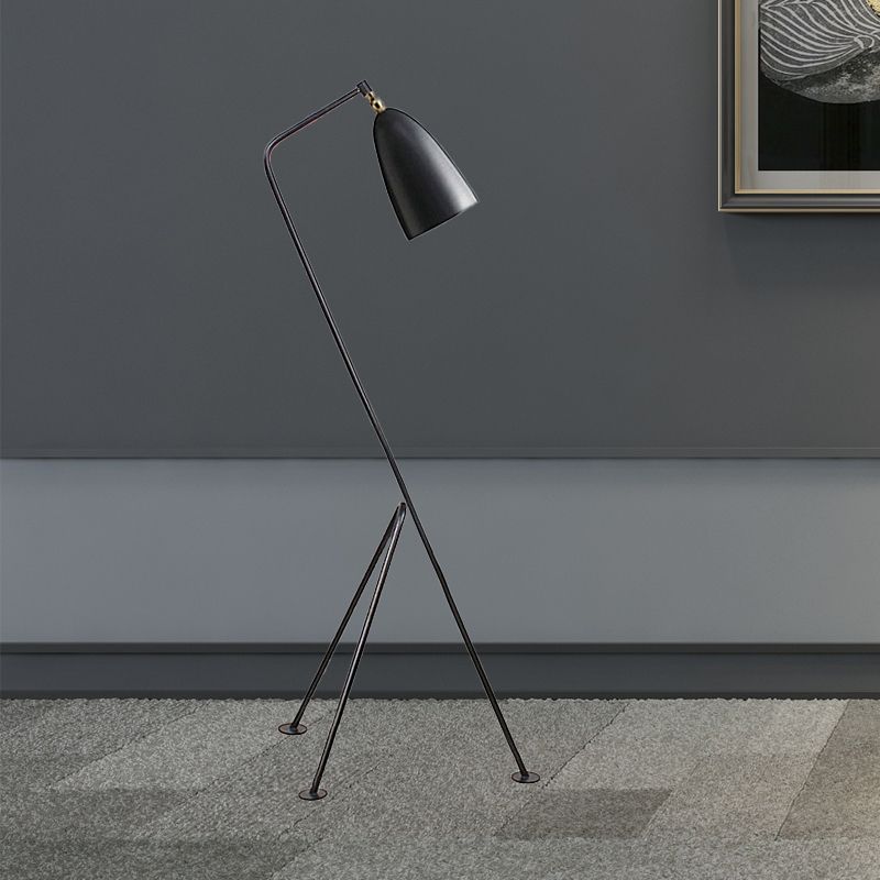 Valentina Lampade da Terra Metallo 5 Colori Nero/Bianco/Rosso/Giallo/Grigio