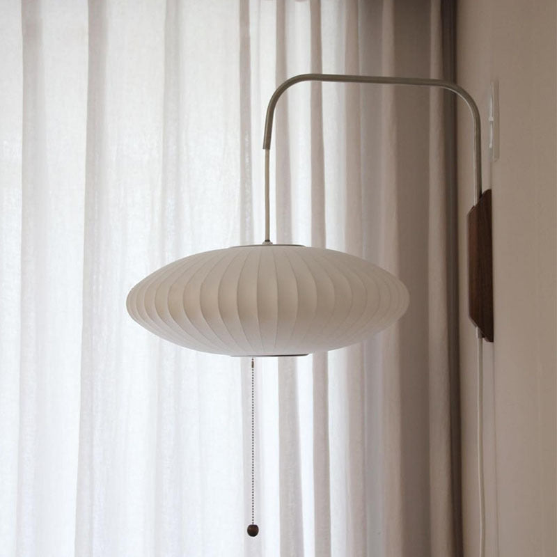 Ritta Moderno Round Metallo Legno Applique Soggiorno