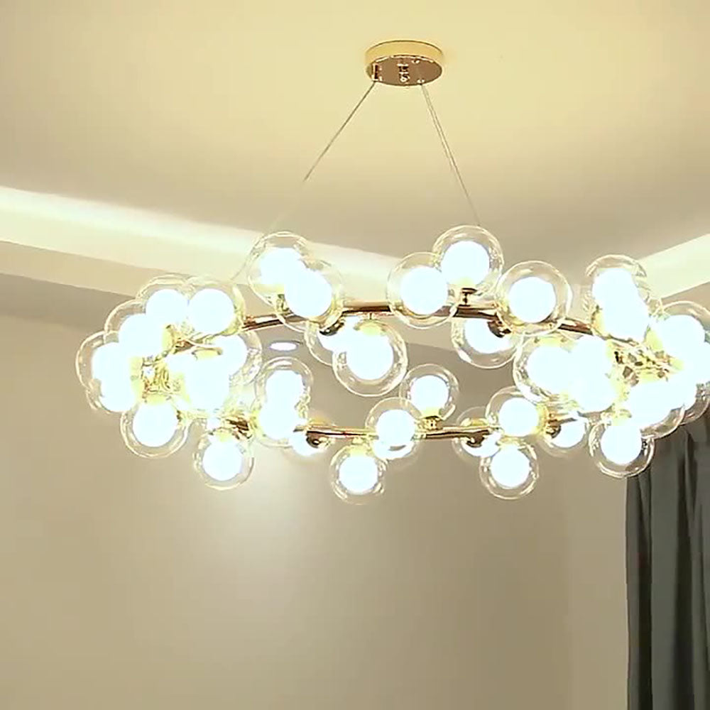 Valentina Moderni LED Oro Lampade a Sospensione Metallo/Vetro Camera da Letto