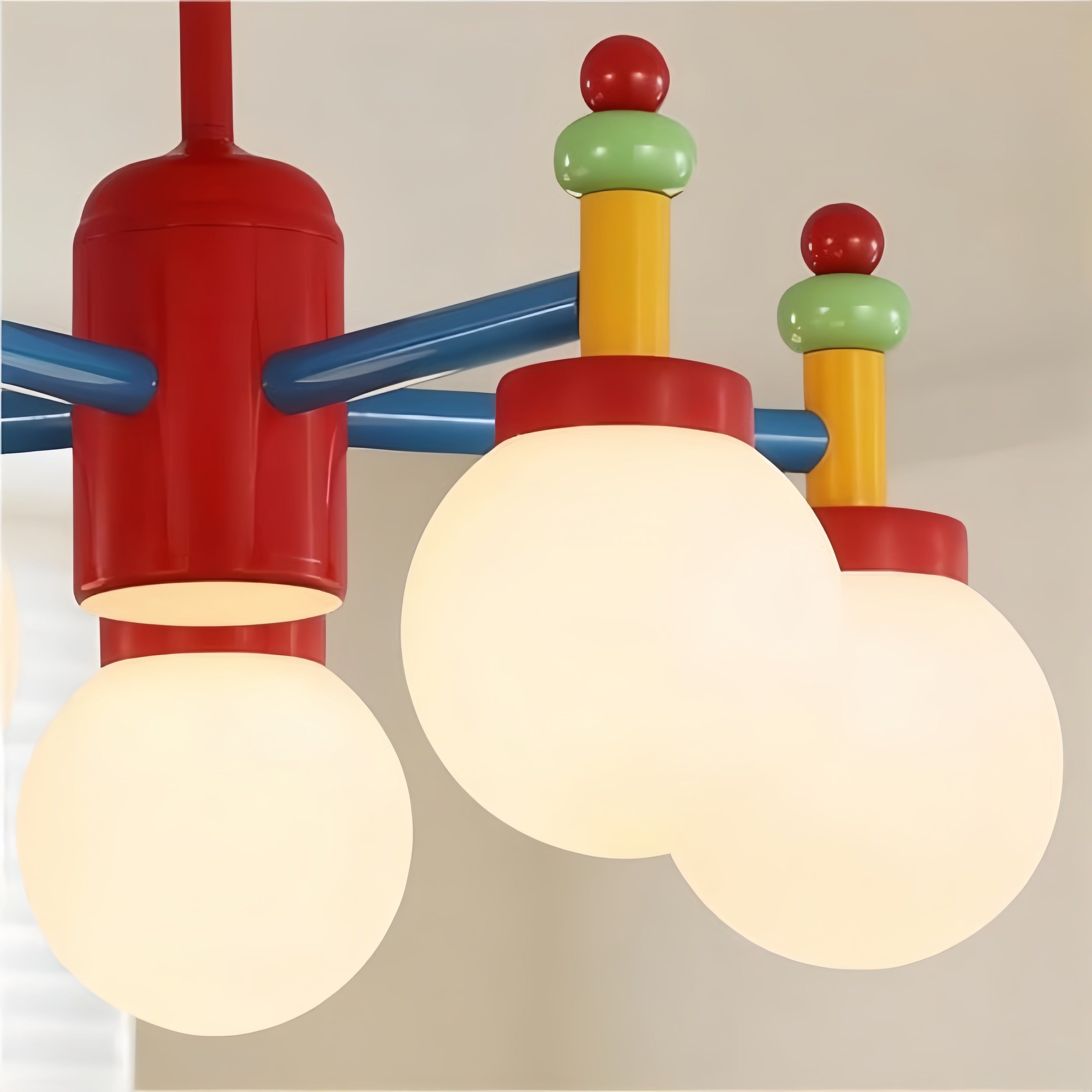 Valentina Moderno LED Metallo/Vetro Lux Lampadario Multicolore Soggiorno