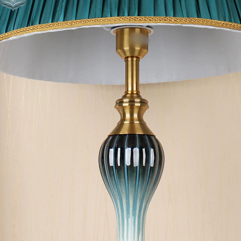 Tiffany Moderni LED Lampade da Terra Metallo Tessuto Soggiorno/Camera da Letto