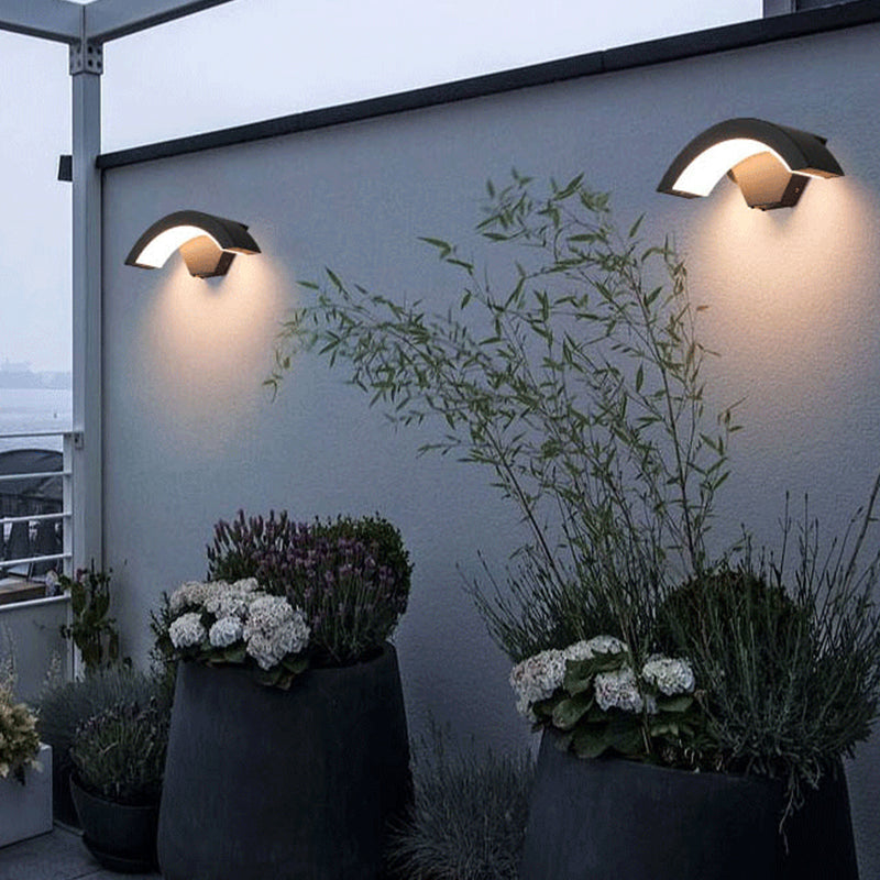 Ray Moderna Insolito LED Piccolo Applique da Esterni