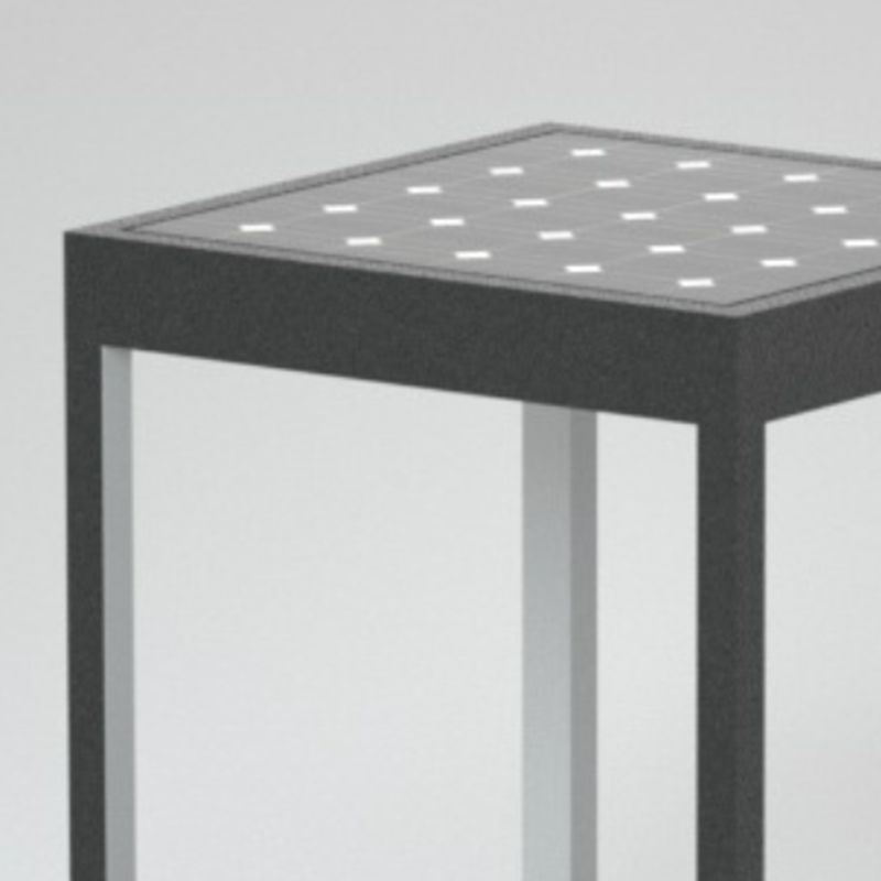 Lampada da Esterno LED Moderna Rettangolare Metallo Ray
