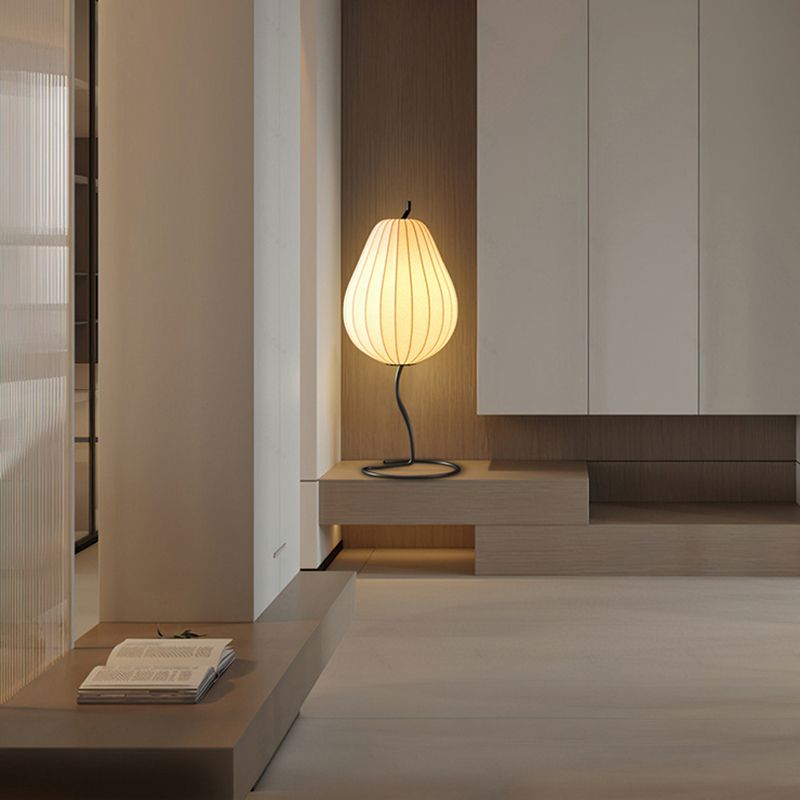 Ritta Moderno Pera Forma LED Lampade da Terra Tessuto/Metallo Soggiorno
