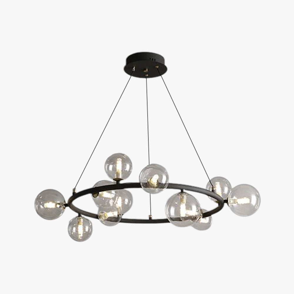 Valentina Moderno Minimalismo LED Lampade a Sospensione Metallo Vetro Oro/Nero Soggiorno/Camera da Letto/Sala da Pranzo