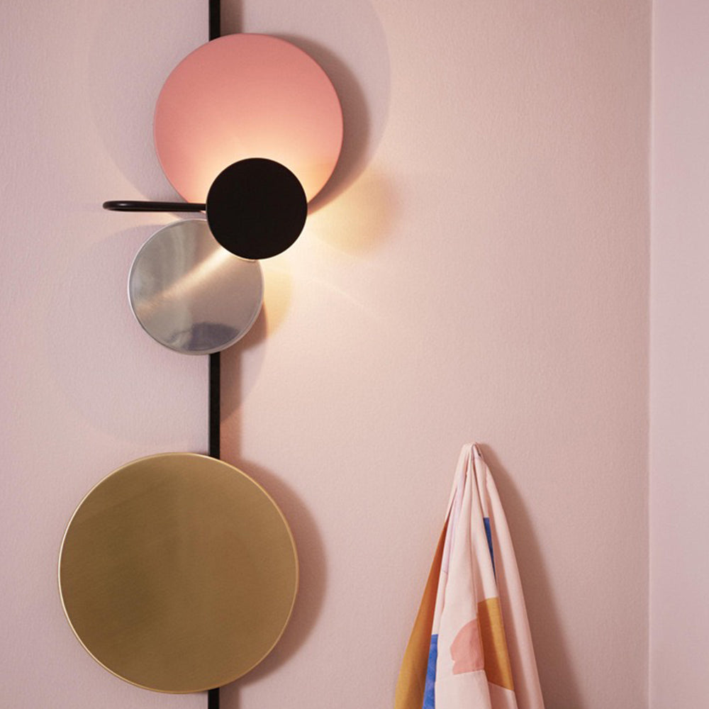 Arisha Moderne LED Applique S/L Rosa/Rosso/Verde/Blu Metallo Studio