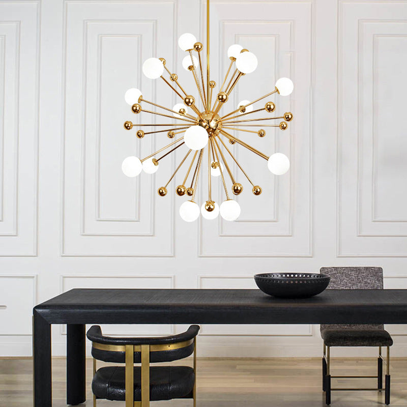Silva Moderno LED Lux Lampadario Oro Vetro Camera da letto/Soggiorno/Sala da Pranzo