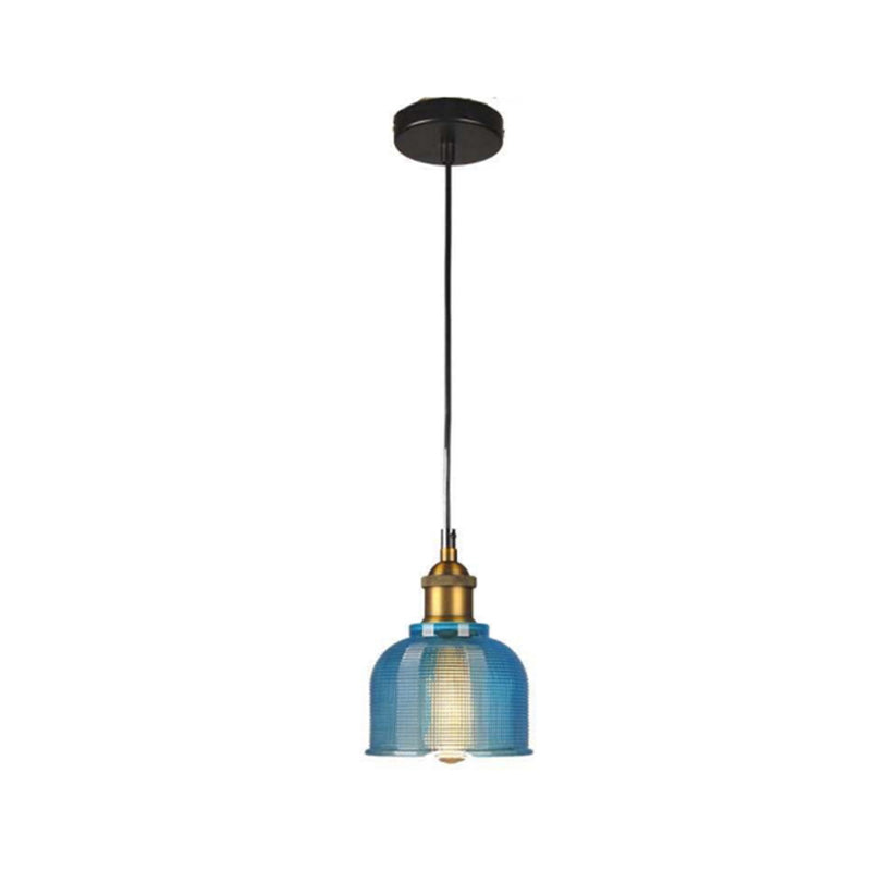 Valentina Colorato Arte Deco LED Lampade a Sospensione Vetro Camera da Letto