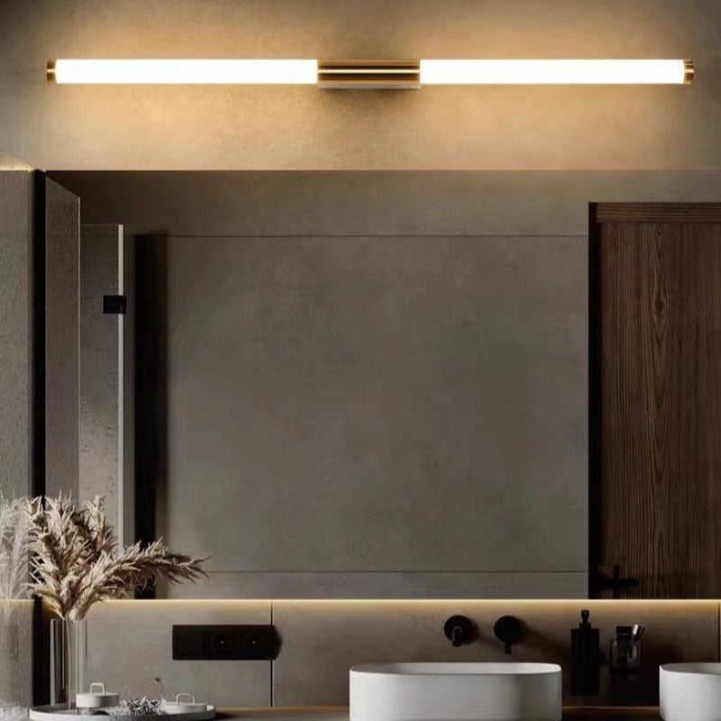 Arisha Moderno LED Applique Metallo Linea Acrilico Oro