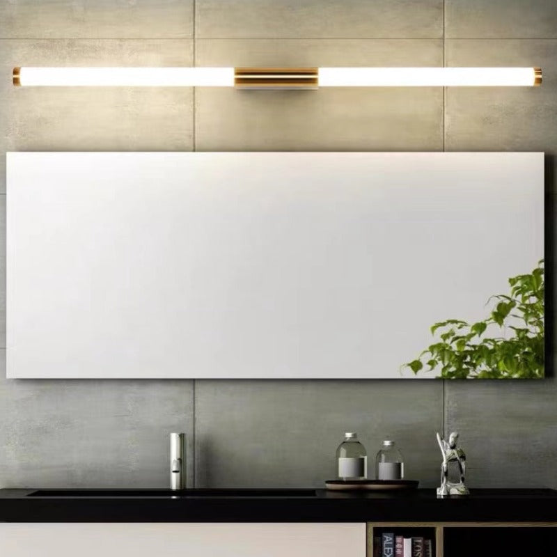 Arisha Moderno LED Applique Metallo Linea Acrilico Oro